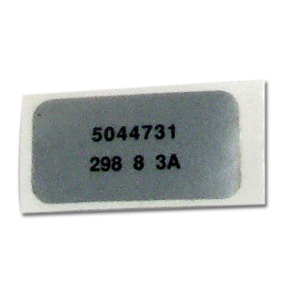 C3 1969 Corvette Windshield Wiper Motor Label - June 10 1969