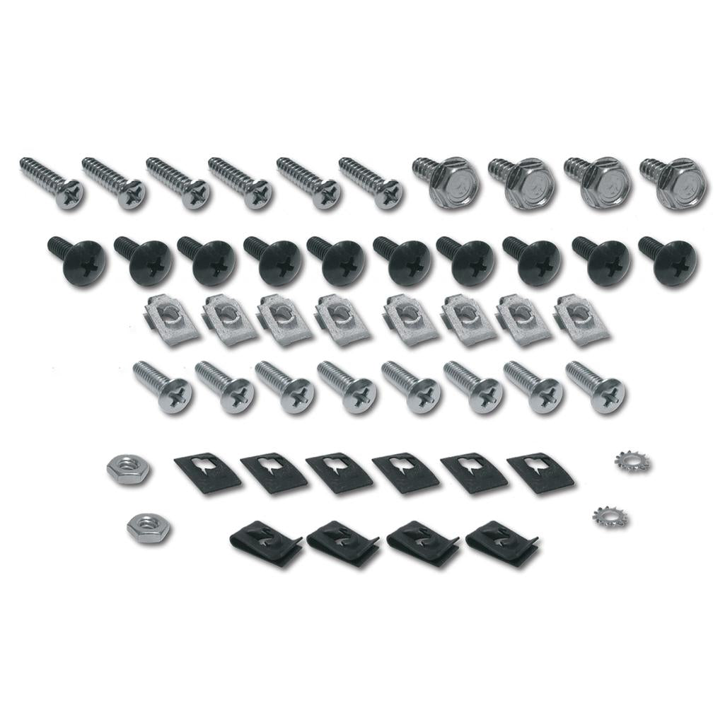 C3 1968-1969 Corvette Rocker Panel Mount Kit, 50 Piece