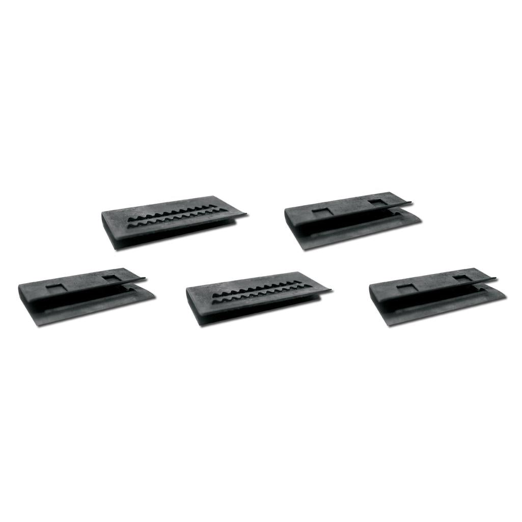 C3 1968-1972 Corvette Windshield Molding Clips, Center Wiper Door 5 Piece Set