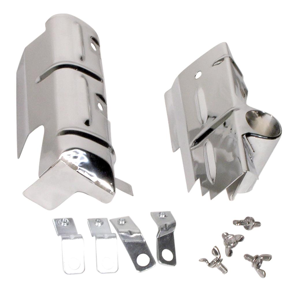 C3 1973-1979 Corvette Ignition Shields, Spark Plug 2 Piece Set