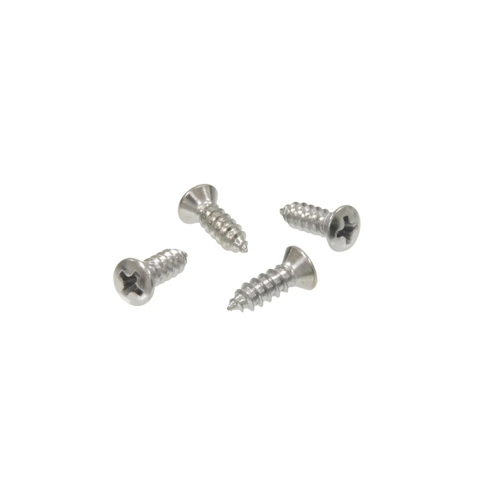 C3 1970-1978 Corvette Seat Back Release Bezel Screws - 4Pc