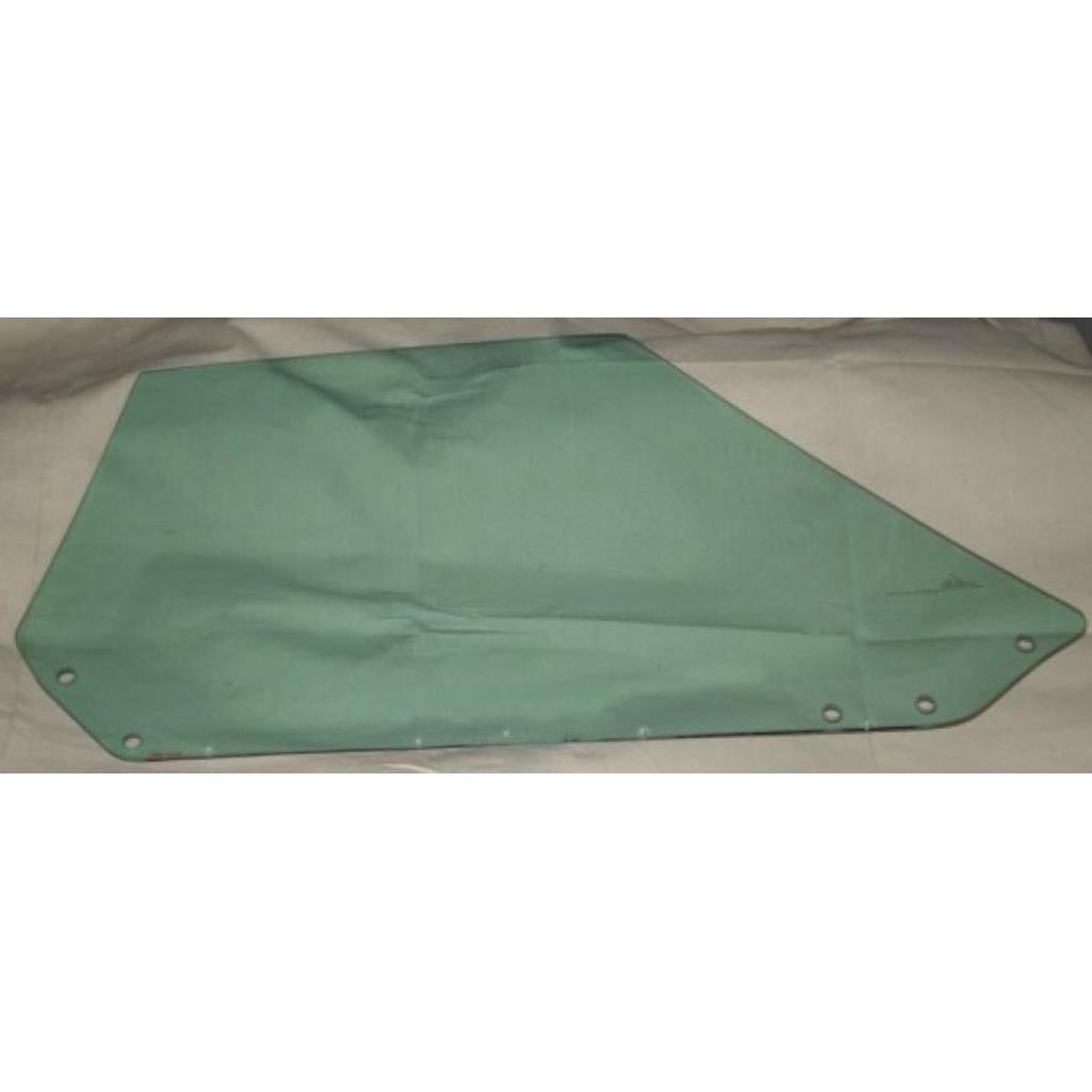 C3 1974-1975 Corvette Date Coded Replacement Convertible Door Glass - Green Tint, RH - Soft Ray Green Tint