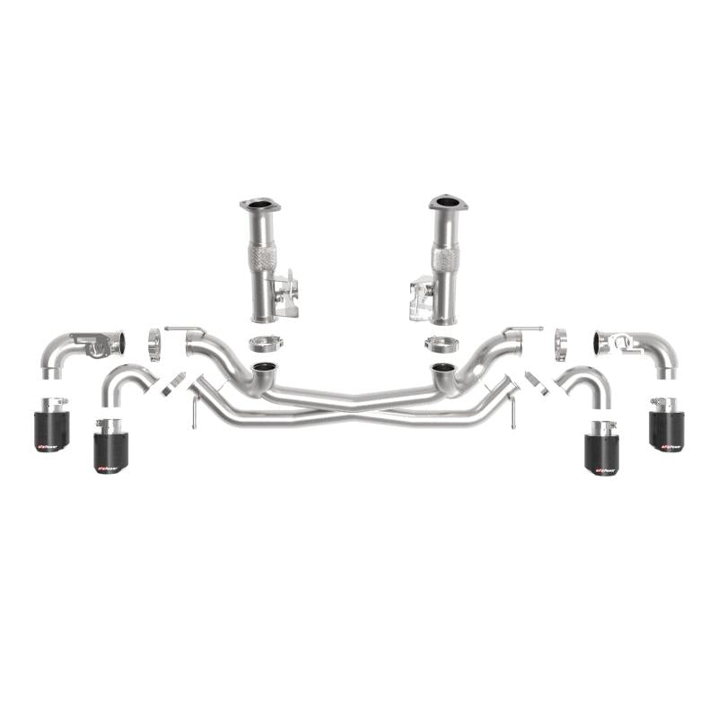 AFe MACH Force-Xp 304 Stainless Steel Cat-Back Exhaust Carbon 2020 Chevrolet Corvette C8