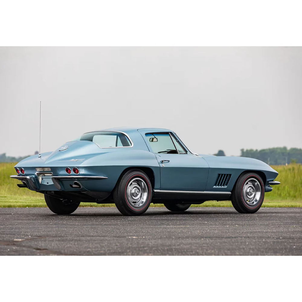 C2 1963-1967 Corvette Rally Wheel 15 X 6 Silver Powder Coat