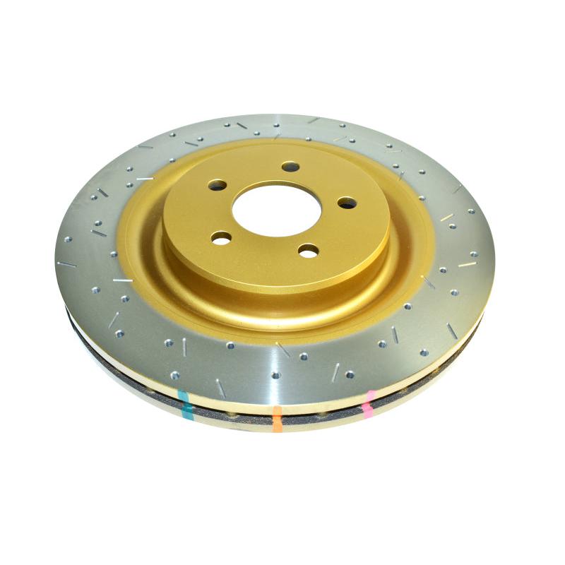 Corvette C7 Z51 DBA Front Crossdrilled 4000 XS Series Rotor w/Black Hat 2014-2019