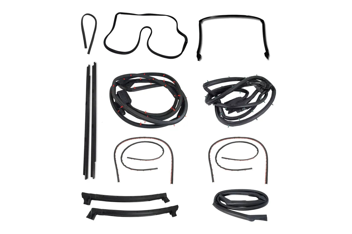 Corvette - 14 Piece Weatherstrip Kit - Coupe : C5 1998-2004
