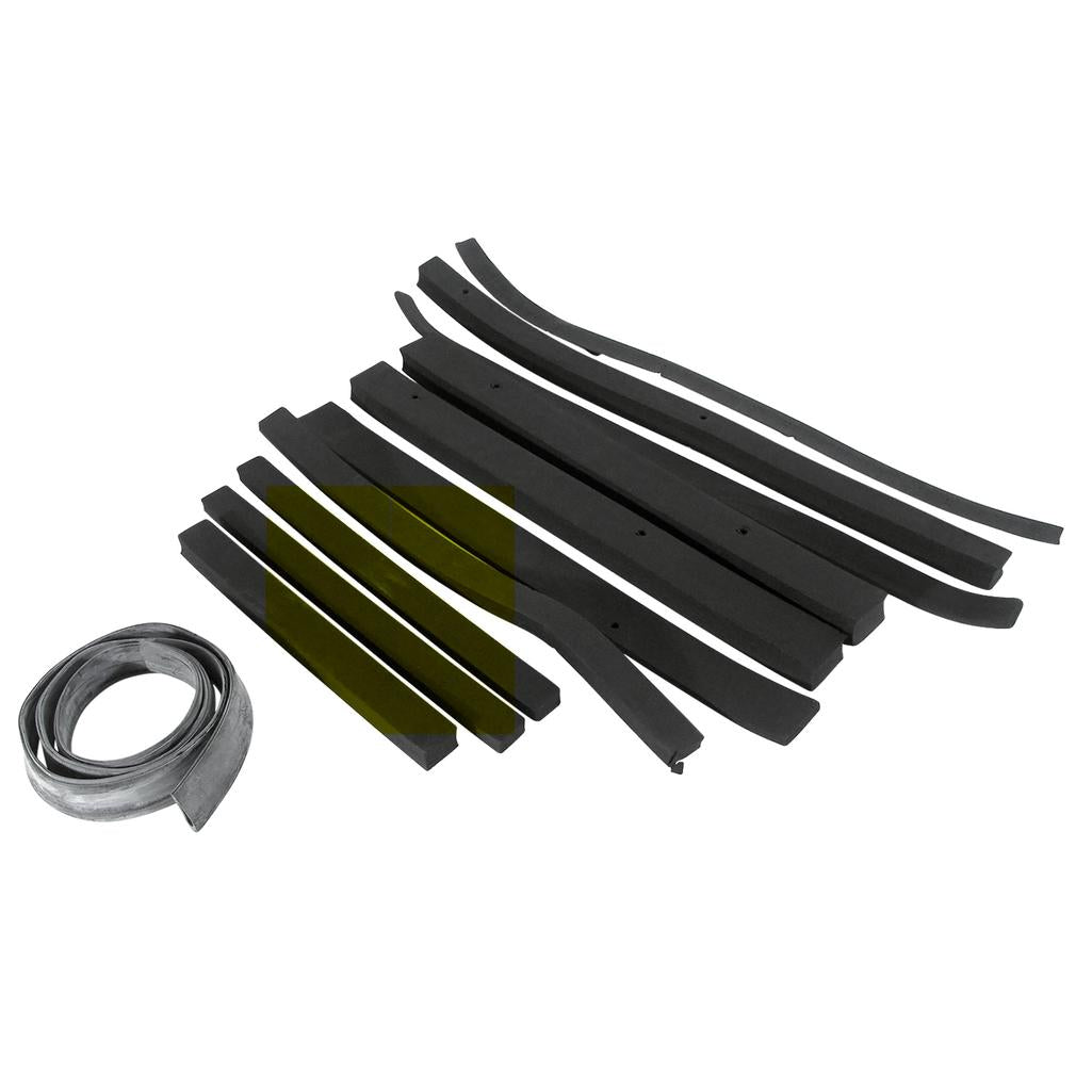 C3 1969 Corvette Radiator Support/Steel Shroud Seal Kit, 350 Aluminum Radiator