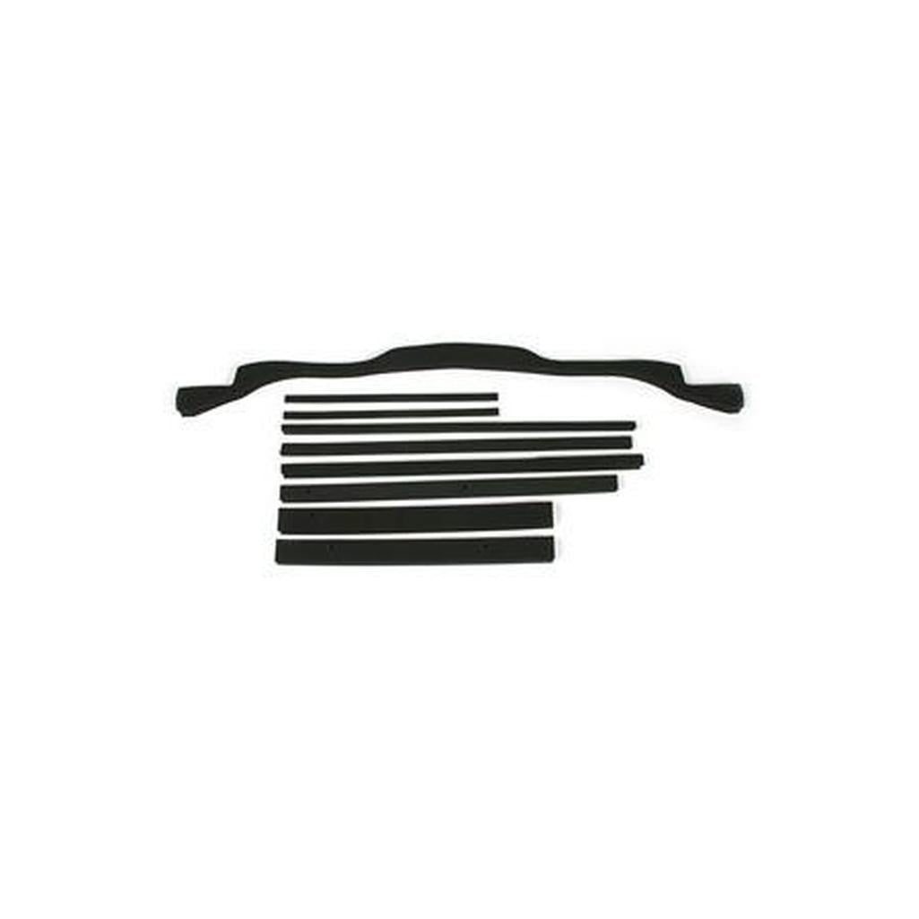C3 1972 Corvette Radiator Support/Shroud Seal Kit, 350 Aluminum/Plastic
