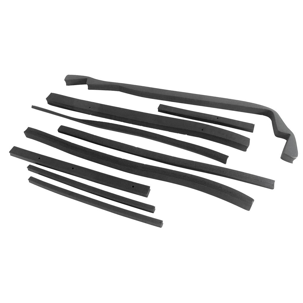 C3 1974-1975 Corvette Radiator Support/Shroud Seal Kit, W/Air Conditioning