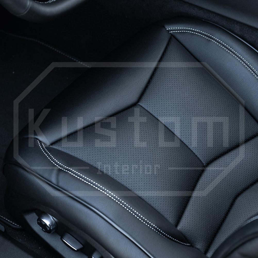 Corvette Custom Leather Seat Covers - GT1 Standard Seats : 2020-2026 C8 Stingray, Z51, Z06