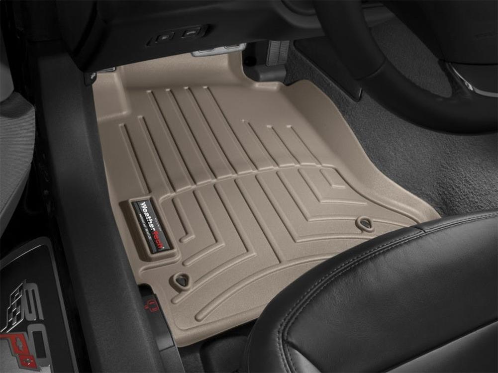 WeatherTech DigitalFit Front FloorLiner for Chevrolet Corvette and BMW 3 Series - Tan