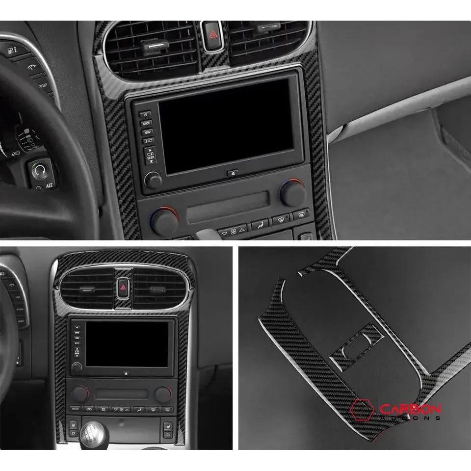 [3pcs] Real Carbon AC and Radio Dash Trim Overlay | C6 2005-2013 Corvette - carbonaddons Carbon Fiber Parts, Accessories, Upgrades, Mods