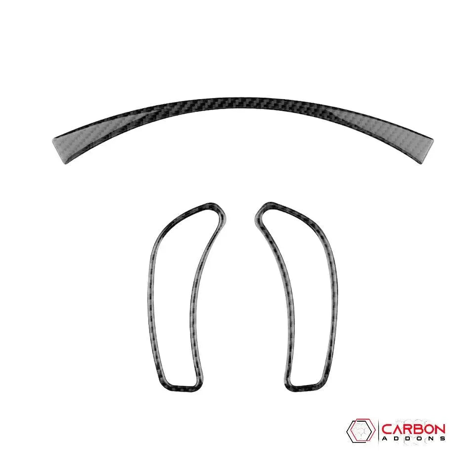 [3pcs] Real Carbon Fiber Gauge Cluster Surround Trim Overlay | C6 2005-2013 Corvette - carbonaddons Carbon Fiber Parts, Accessories, Upgrades, Mods