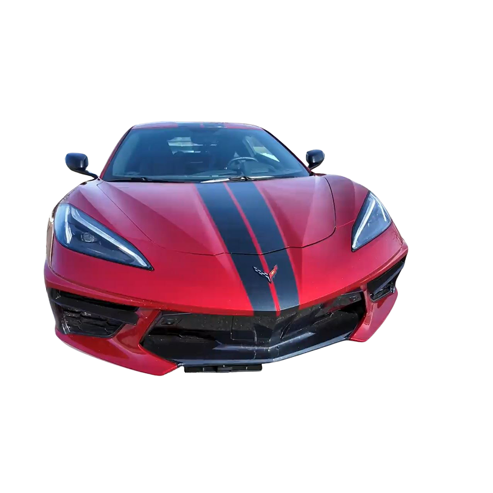 C8 Corvette Stingray Show & Go Front License Plate Frame - Non-Motorized : C8 Base Only