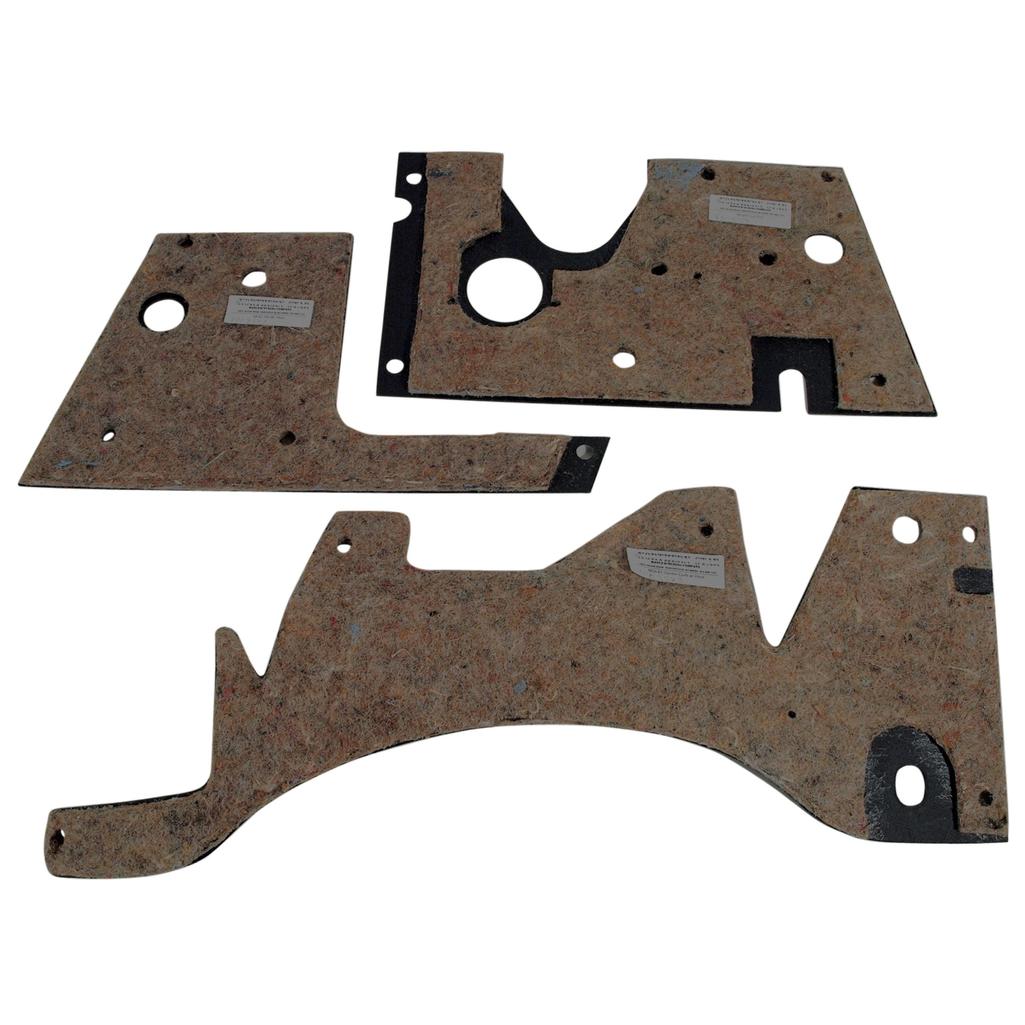 C1 1958-1961 Corvette Firewall Insulation Set, 3pc