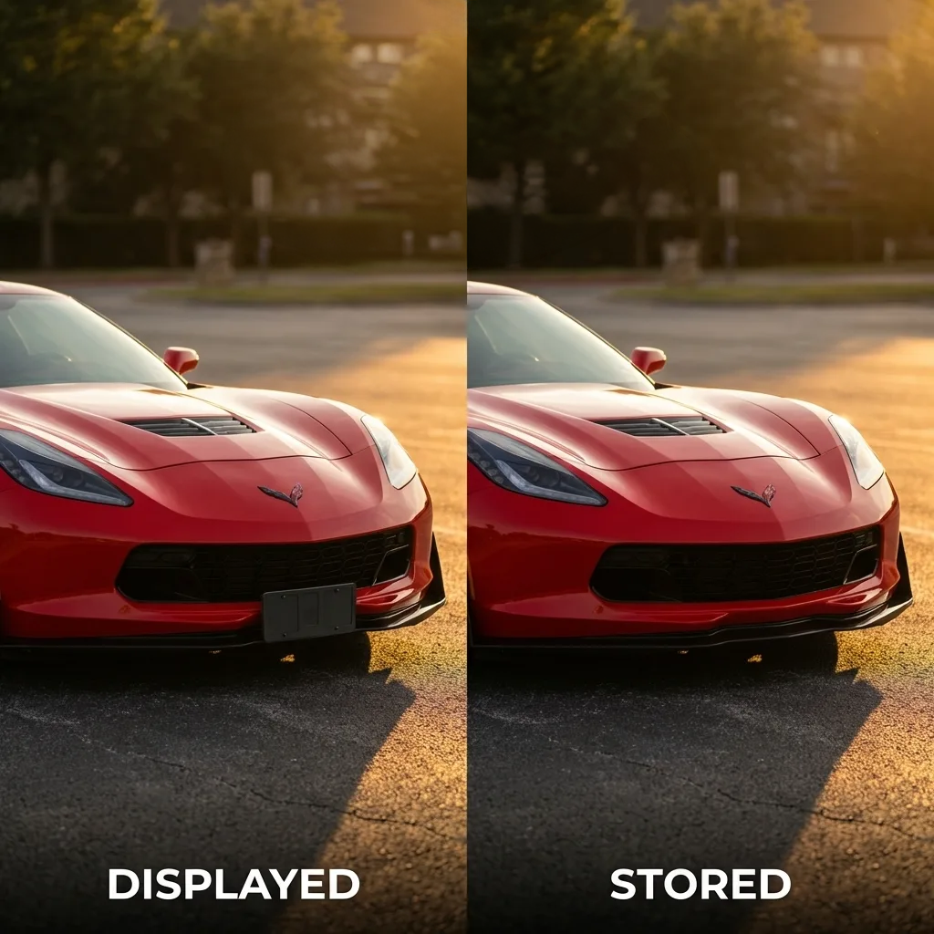 C7 Corvette Stingray Show-N-Go Front License Plate Frame - Motorized