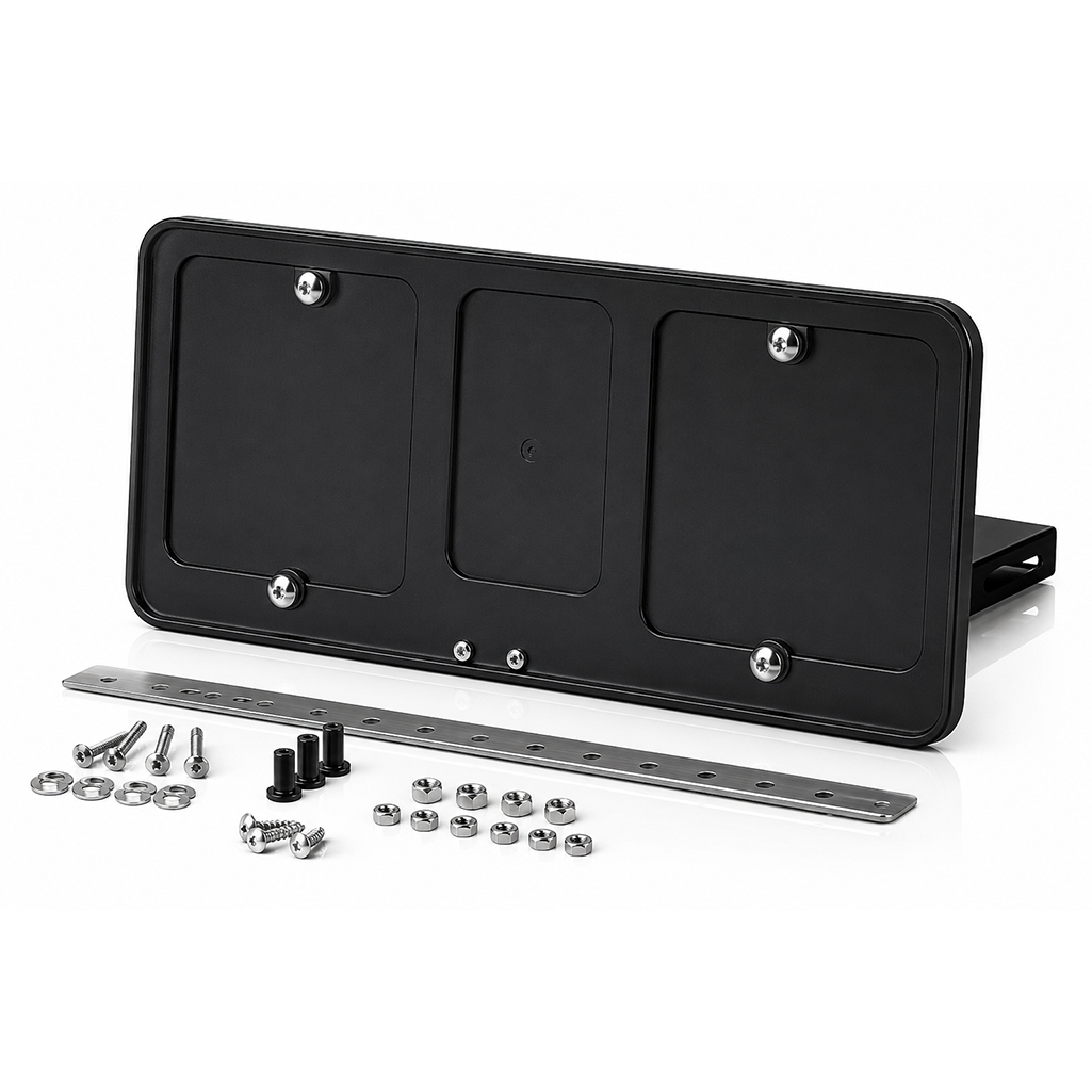 C8 Corvette Stingray Show & Go Front License Plate Frame - Non-Motorized : C8 Base Only