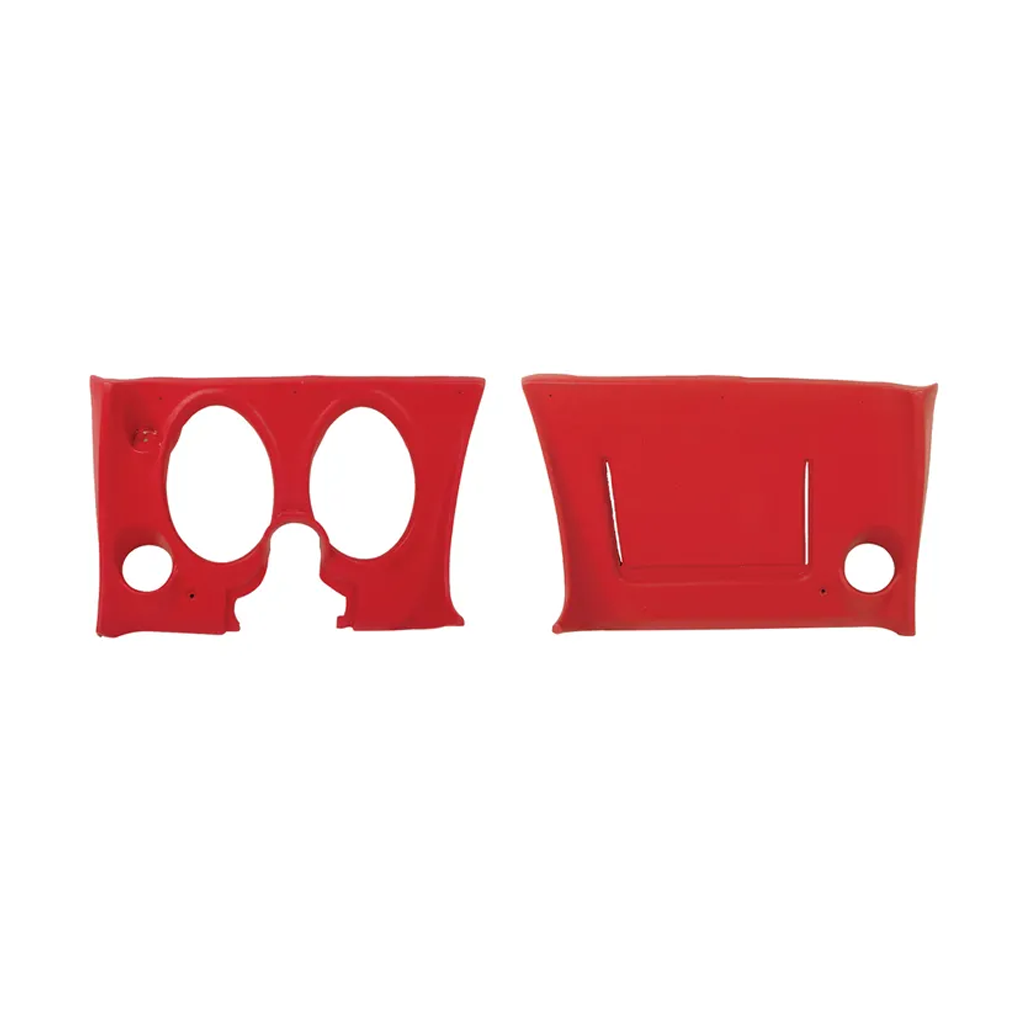 C3 1968-1970 Corvette Lower Dash Pad - Driver & Passenger - Pair
