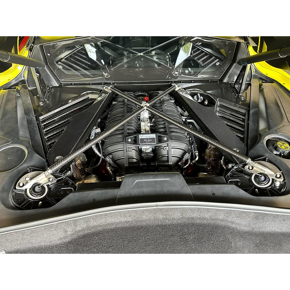 Chassis Strut FS (For Sale) C8 Corvette Coupe Chassis Strut X Brace - Carbon Fiber ...