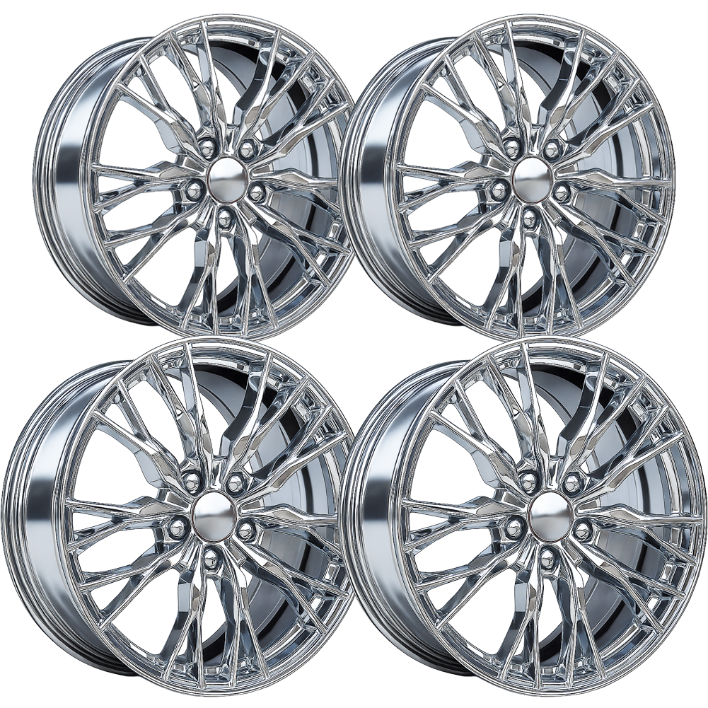 C8 Corvette 20 Spoke GM Wheel Exchange - Chrome : C8 2023-2026