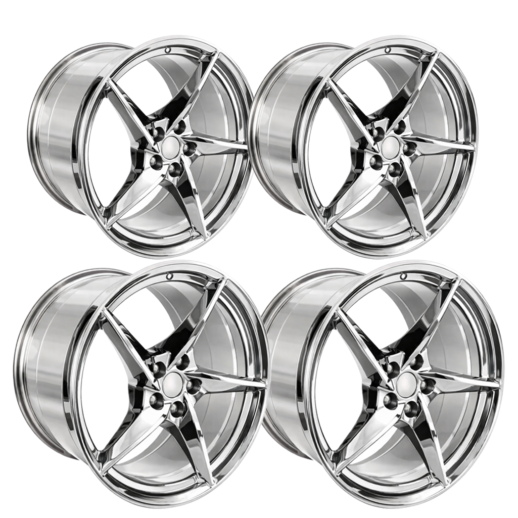 C8 Corvette E-Ray GM Wheel Exchange - Chrome : C8 2024+
