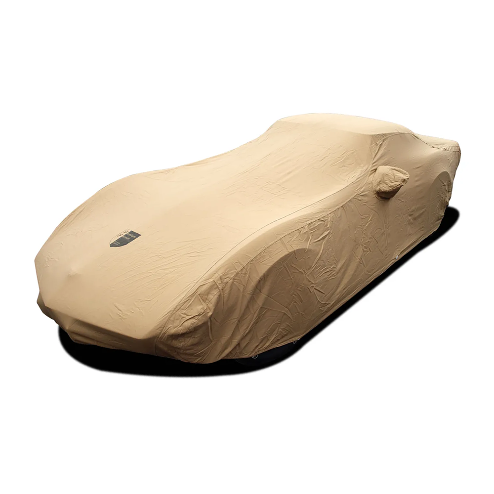 C3 1968-1982 Corvette Premium Flannel Indoor Car Cover - Tan