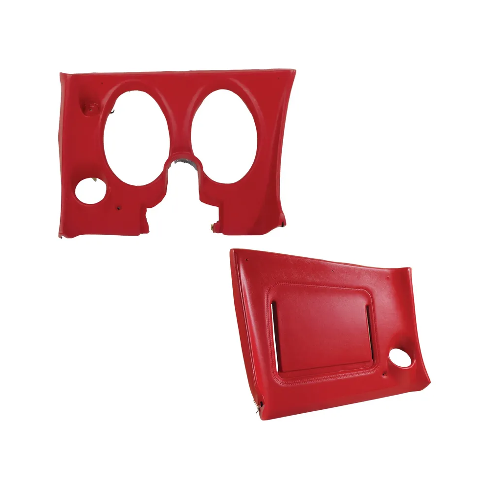 C3 1977 Corvette Lower Dash Pad Pair W/O Lower AC Vent Cutout
