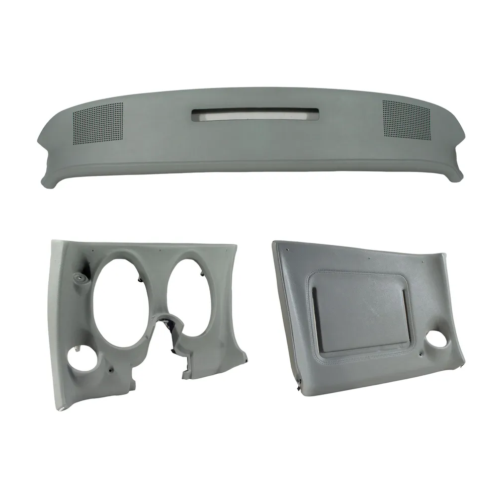 C3 1977 Corvette Upper & Lower Dash Pad Set W/O Lower A/C Vent Cutout