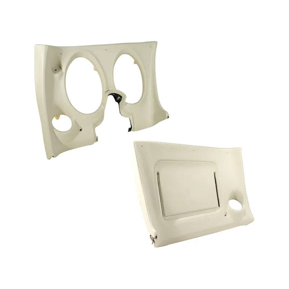 C3 1977 Corvette Lower Dash Pad Pair W/O Lower AC Vent Cutout