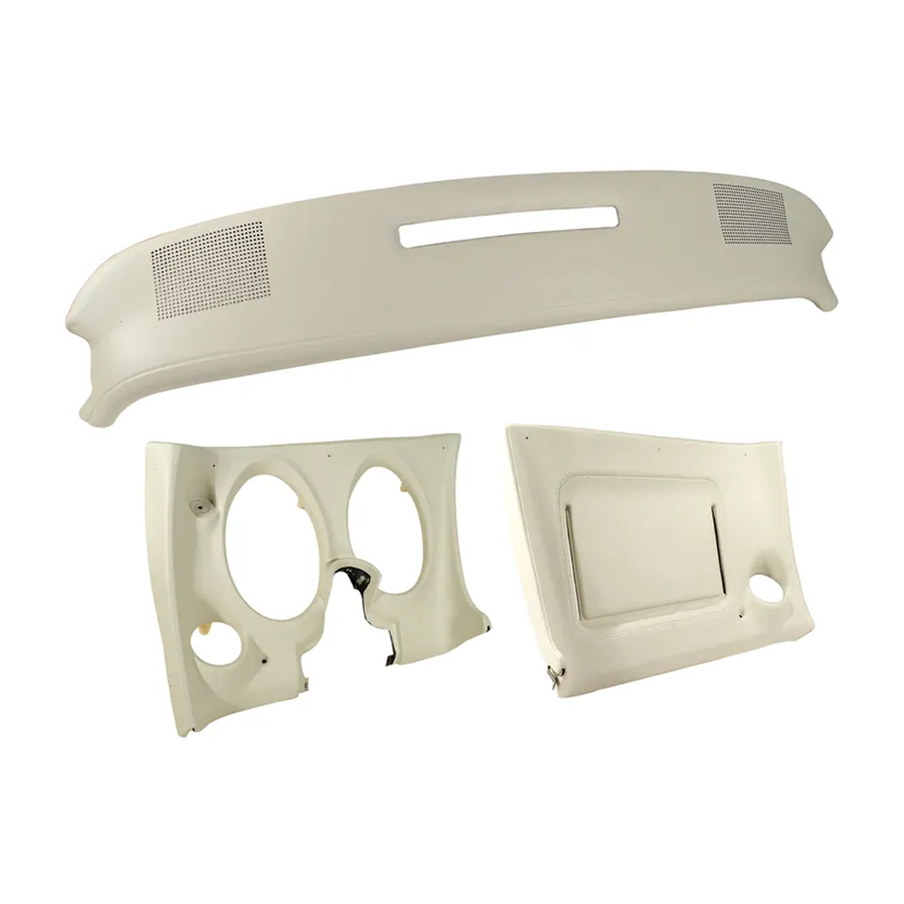C3 1977 Corvette Upper & Lower Dash Pad Set W/O Lower A/C Vent Cutout