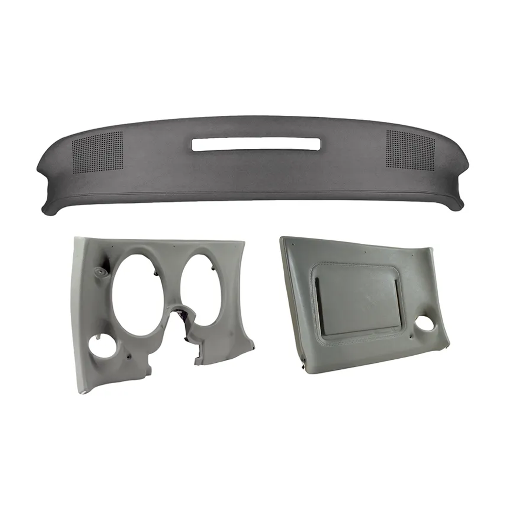 C3 1977 Corvette Upper & Lower Dash Pad Set W/O Lower A/C Vent Cutout