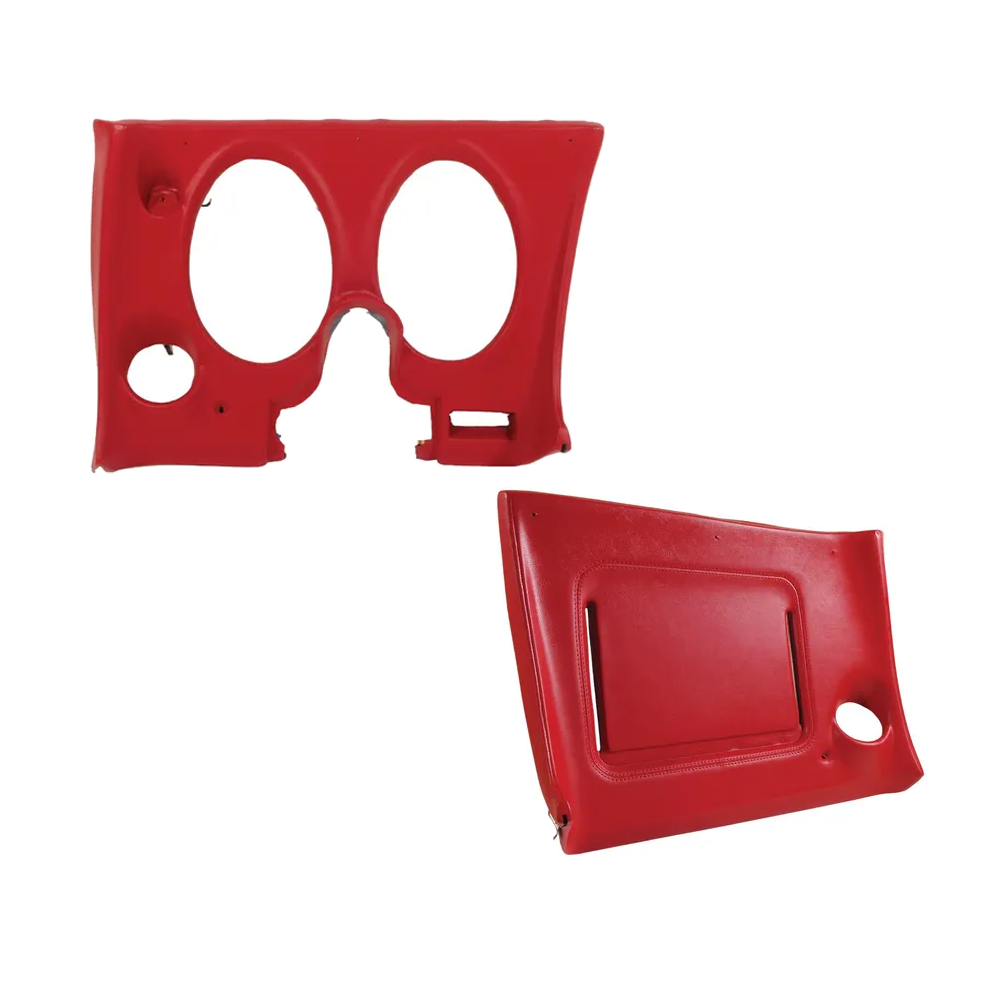 C3 1977 Corvette Lower Dash Pad Pair with Lower AC Vent Cutout