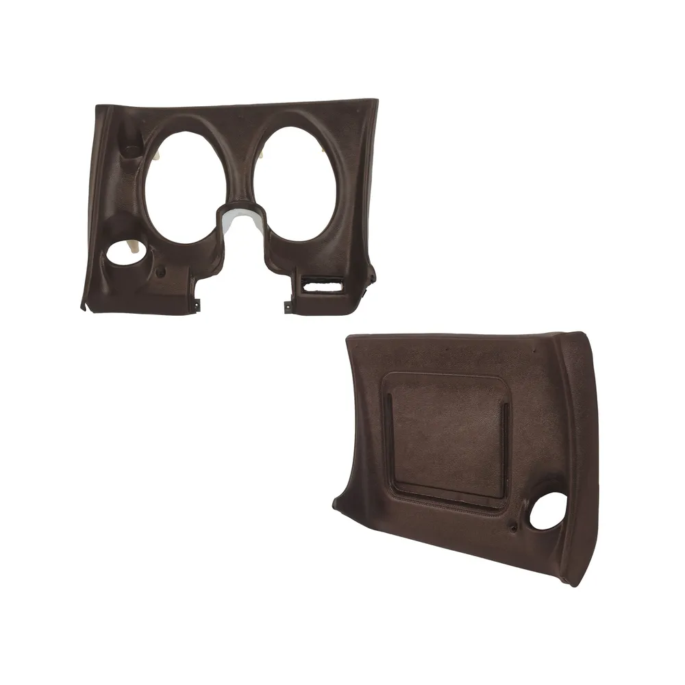 C3 1977 Corvette Lower Dash Pad Pair with Lower AC Vent Cutout
