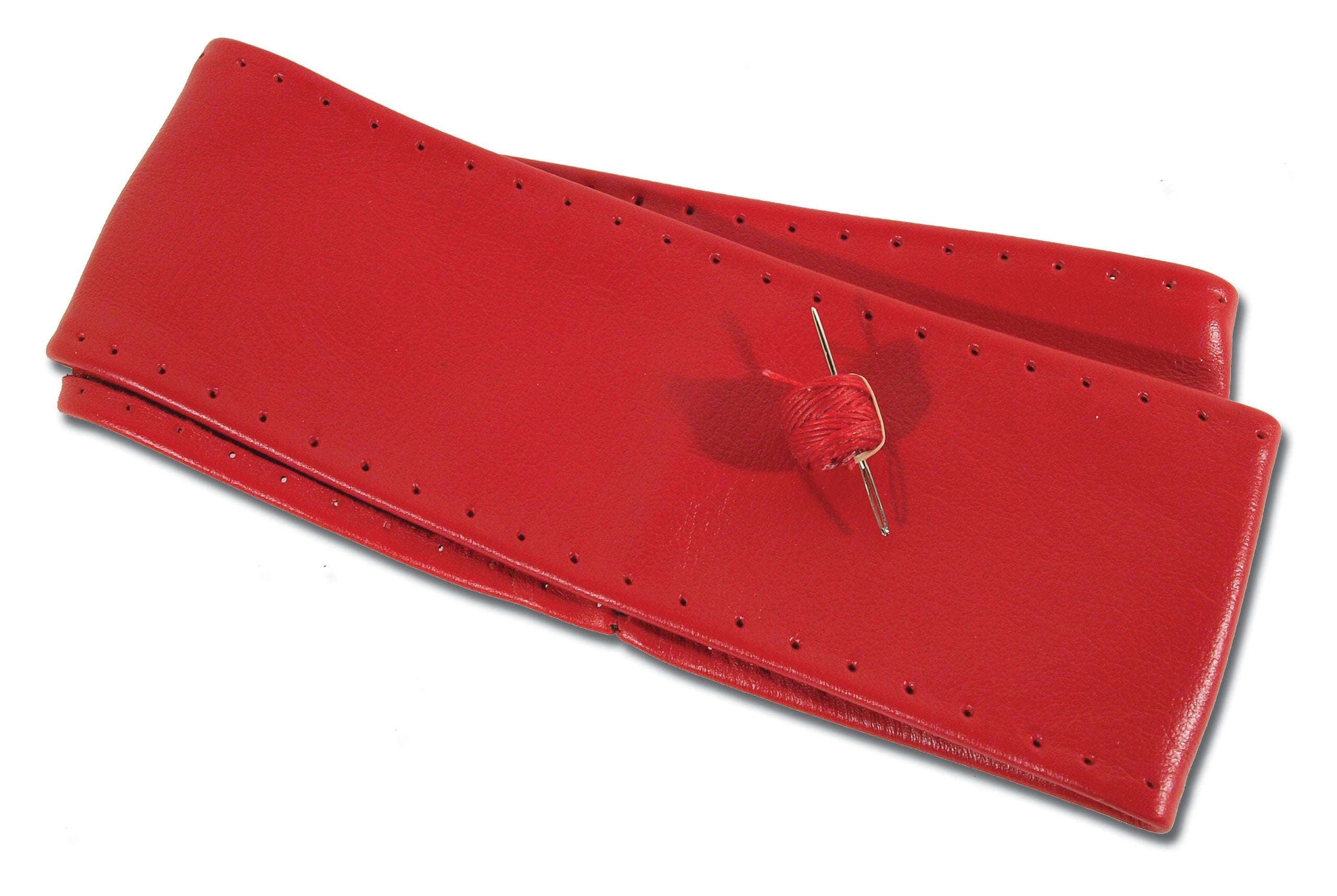 C3 1977-1982 Corvette Steering Wheel Cover Leather - Red