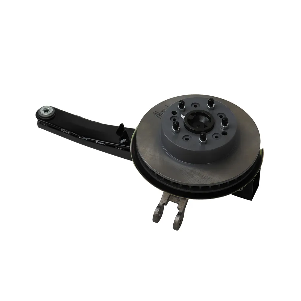 C3 1976-1982 Corvette New Trailing Arm Assembly W/New Rotor And Rubber Bushing- Left Hand