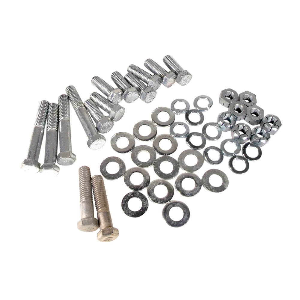 Corvette Rear Bumper Bolt Kit. Correct 46 Piece: 1958-1960
