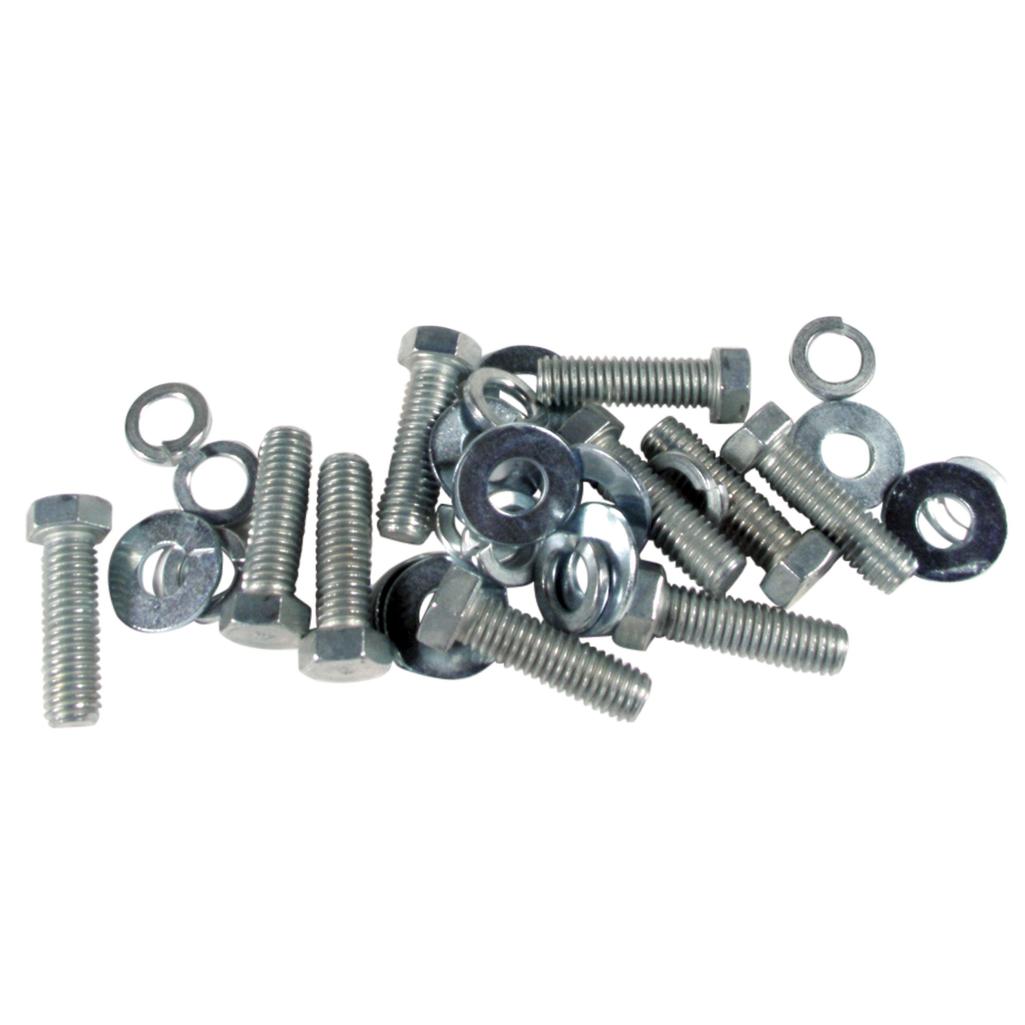 C1 1961-1962 Corvette Rear Bumper Bolt Set, WB Headmark 30 Piece Set