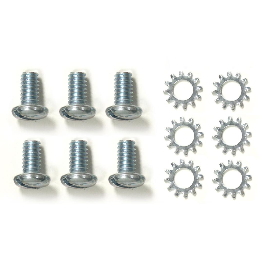 C1 1956-1962 Corvette Water Pump Backplate Screw Set, 6 Piece