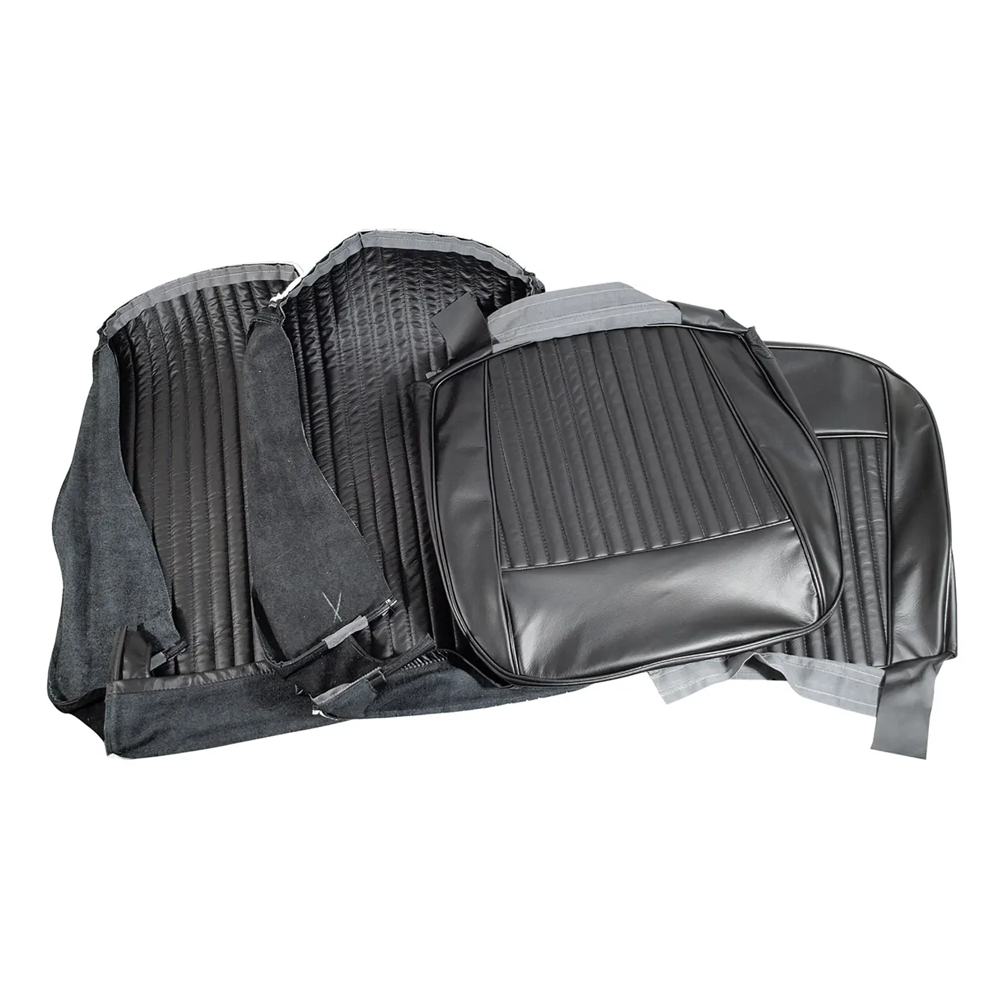 C1 1962 Corvette Leather Seat Covers - Pair