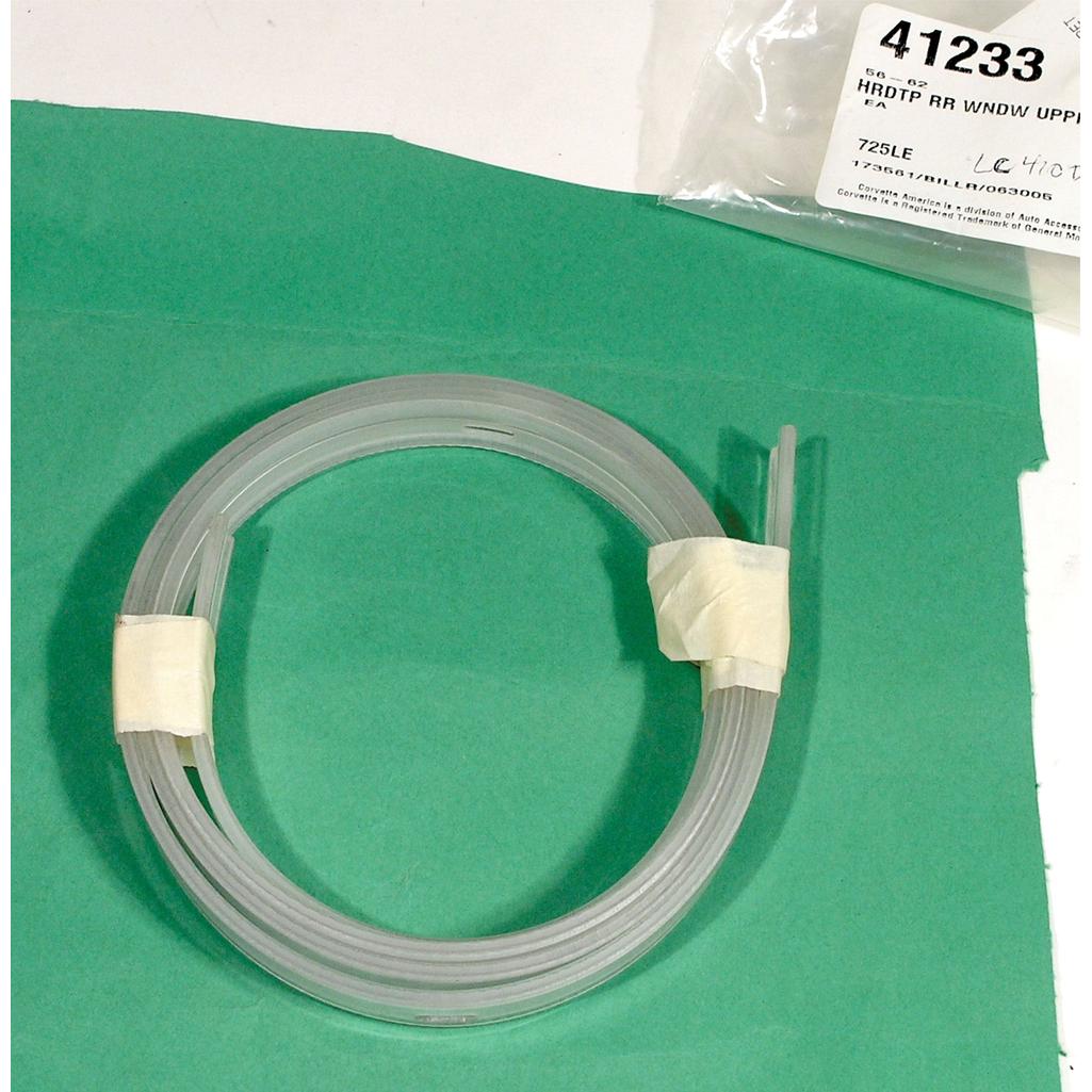 C1 1956-1962 Corvette Hardtop Rear Window Upper Molding Retainer Strip