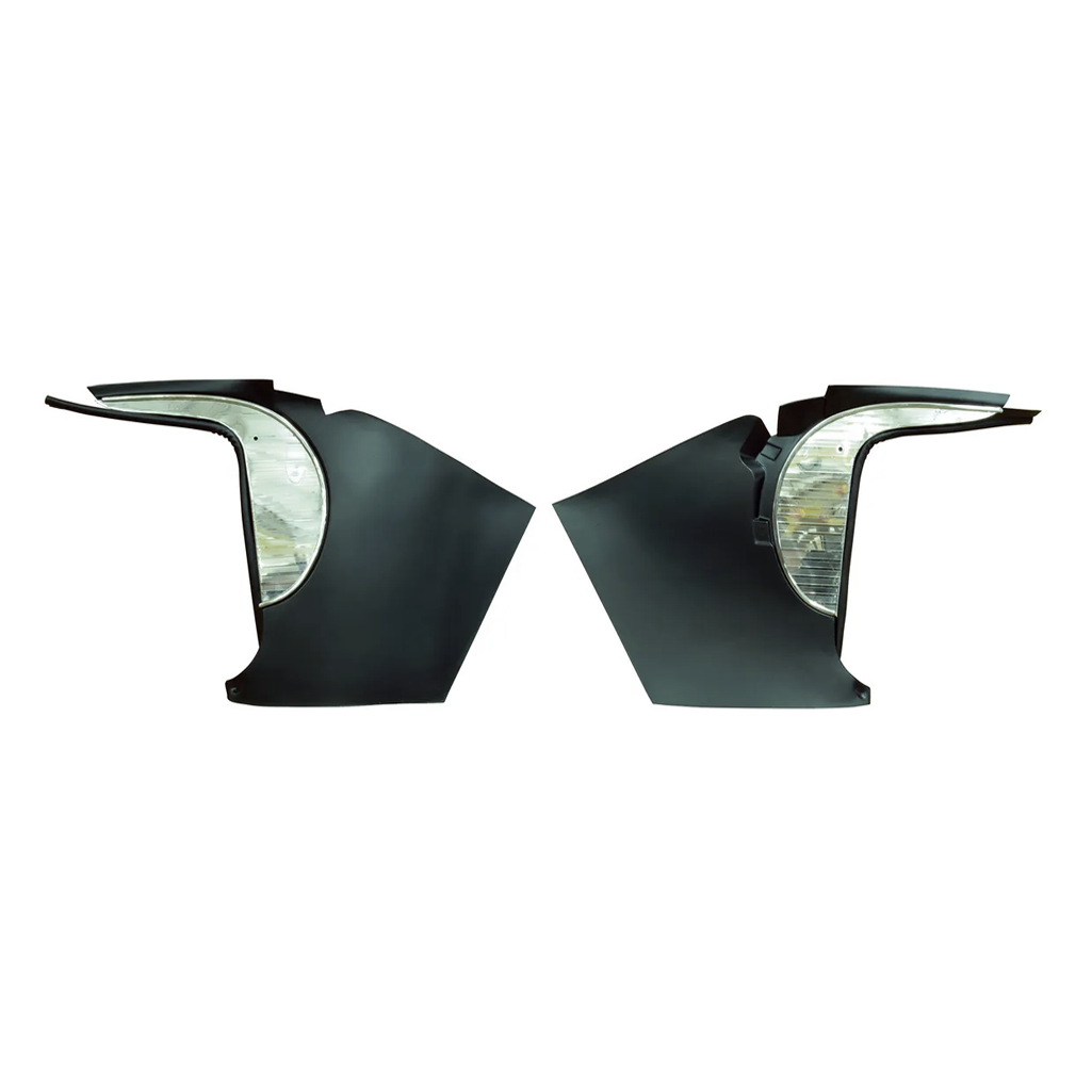 C1 1958-1962 Corvette Deluxe Kick Panels W/Metal Insert & Trim