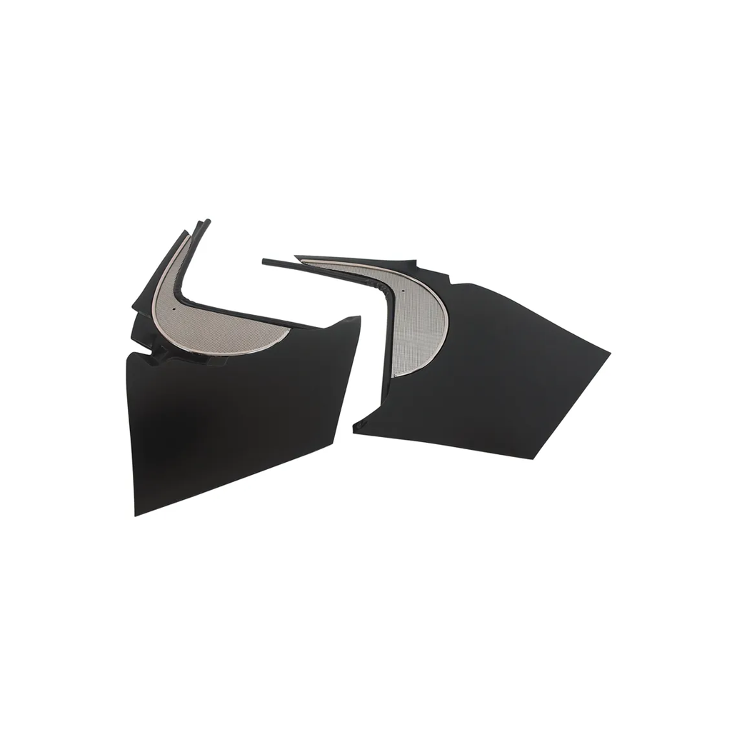 C1 1958-1962 Corvette Deluxe Kick Panels W/Metal Insert & Trim