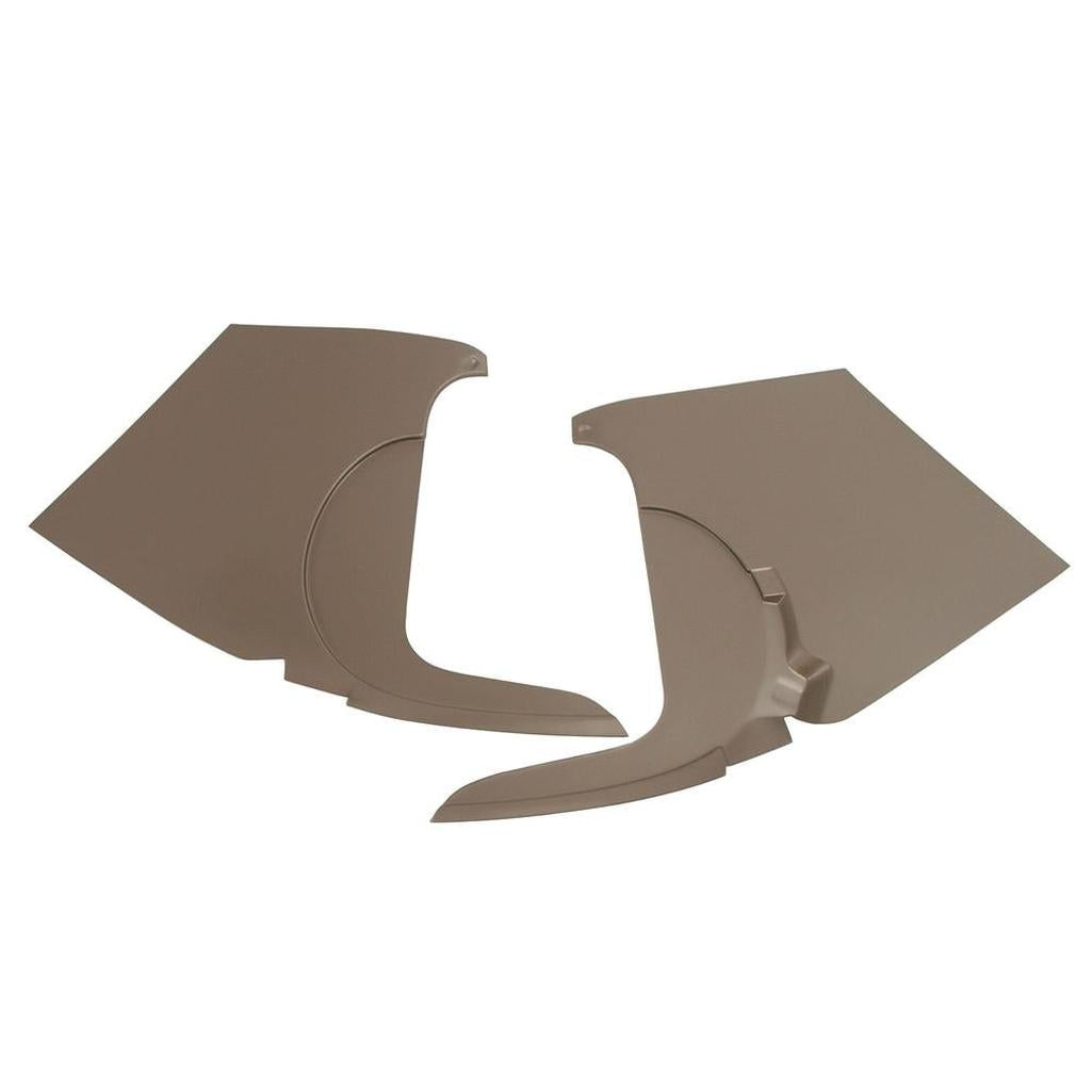 C1 1961-1962 Corvette Kick Panels W/O Inserts - Fawn