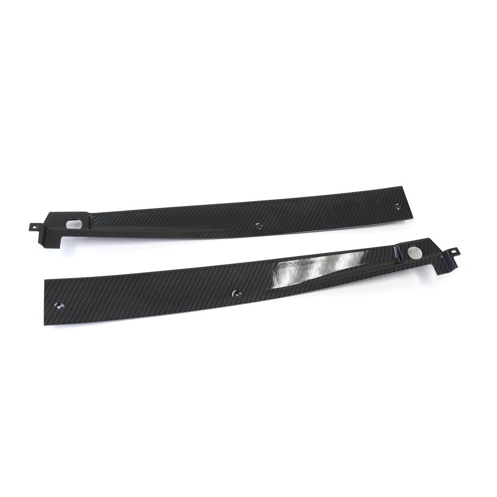 C4 1984-1996 Corvette Hydro Carbon Fiber Rear Deck Trim - 3 Piece Set - Gloss Finish