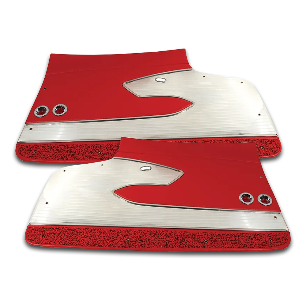 C1 1961 Corvette Door Panels - Leather Deluxe - Pair
