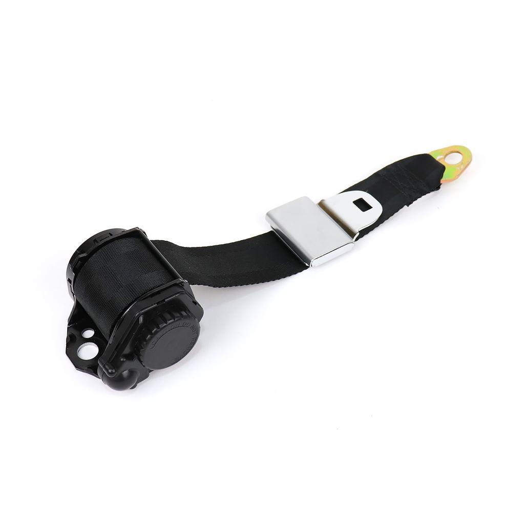 C3 1978-1982 Corvette Black Lap & Shoulder Seat Belts - Single Retractor