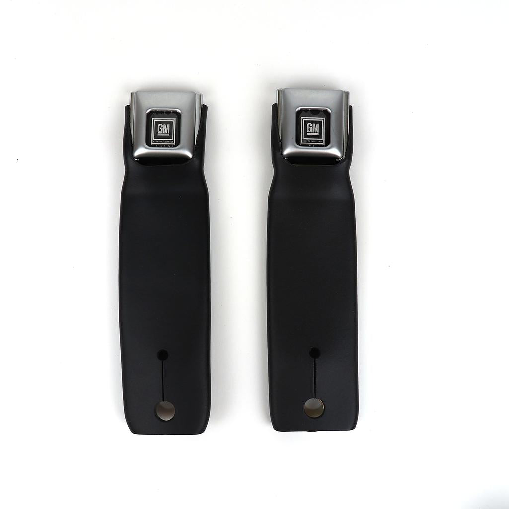 C3 1978-1982 Corvette Black Lap & Shoulder Seat Belts - Single Retractor
