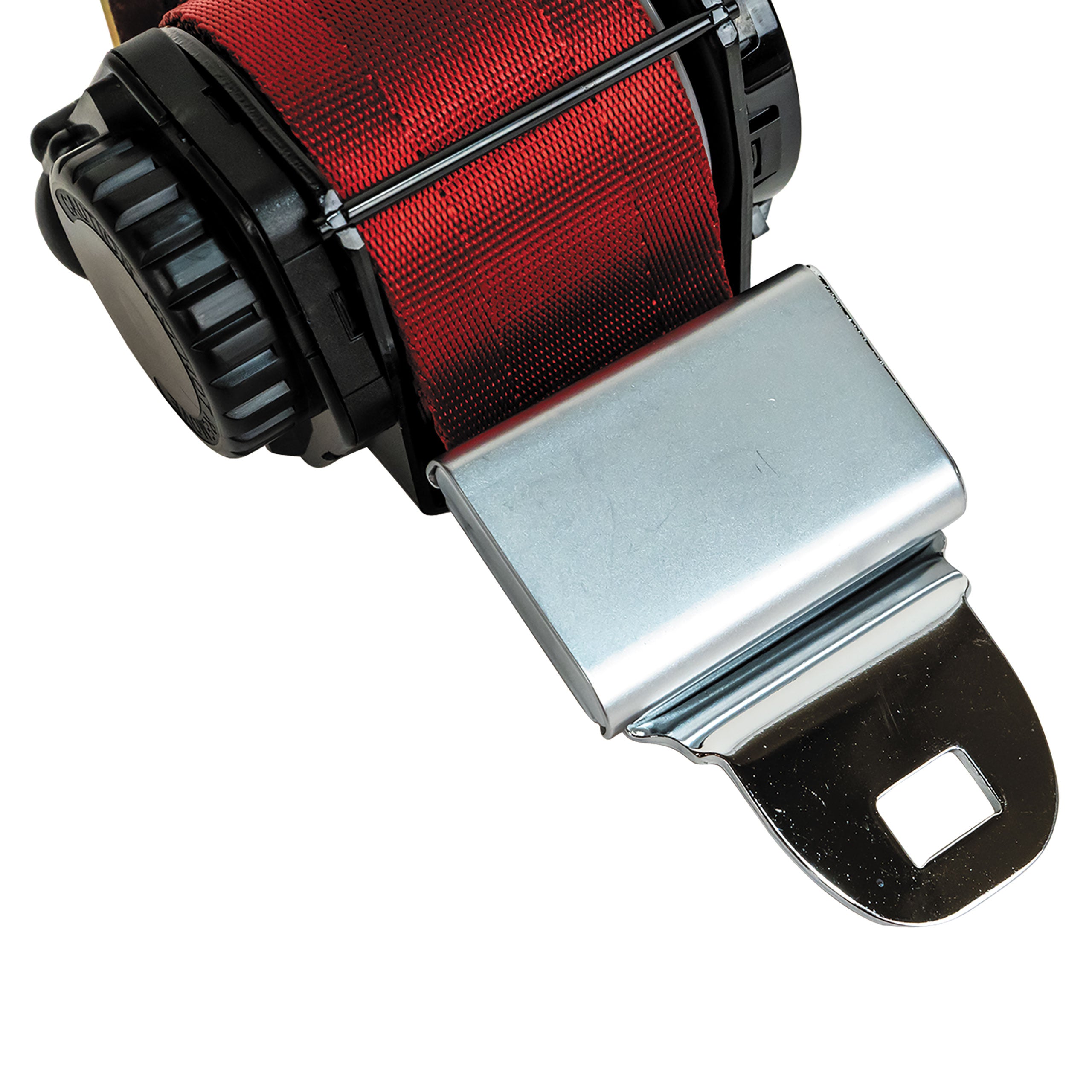 C3 1978-1982 Corvette Lap & Shoulder Seat Belts - Single Retractor - Red