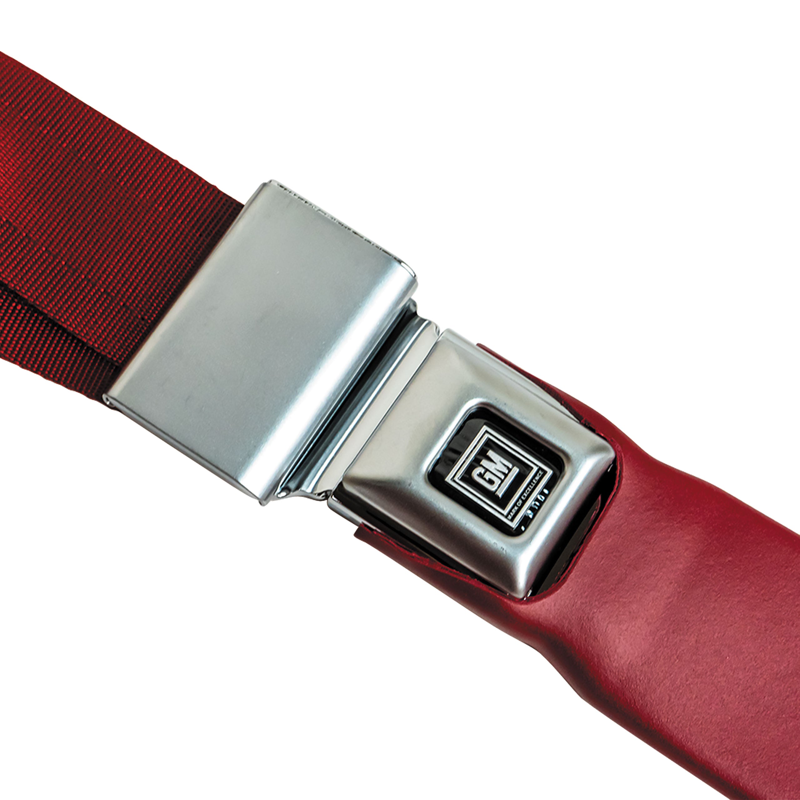 C3 1978-1982 Corvette Lap & Shoulder Seat Belts - Single Retractor - Red