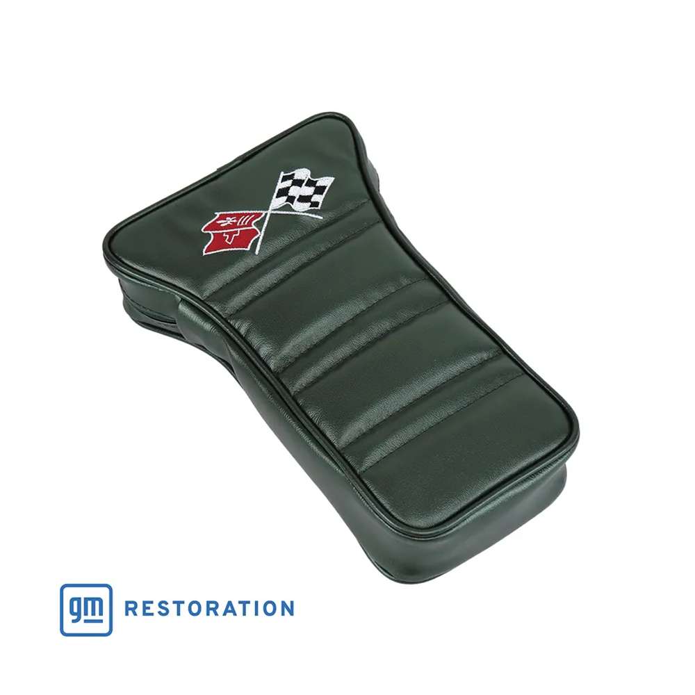 C3 1970 Corvette Center Armrest With Embroidered C3 Cross Flags
